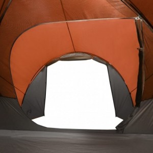 8 személyes narancssárga vízálló keresztirányú családi sátor