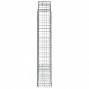 15 db íves horganyzott vas gabion kosár 200x50x220|240 cm