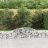 25 db íves horganyzott vas gabion kosár 300x30x40|60 cm