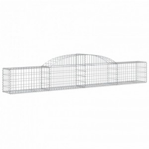 25 db íves horganyzott vas gabion kosár 300x30x40|60 cm