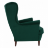 Füles fotel, zöld|dió, RUFINO 3 NEW