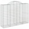 30 db íves horganyzott vas gabion kosár 200x50x140|160 cm