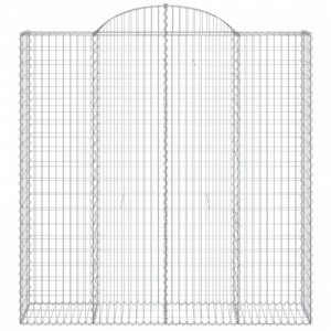 11 db íves horganyzott vas gabion kosár 200x50x200|220 cm