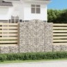 30 db íves horganyzott vas gabion kosár 200x50x200|220 cm