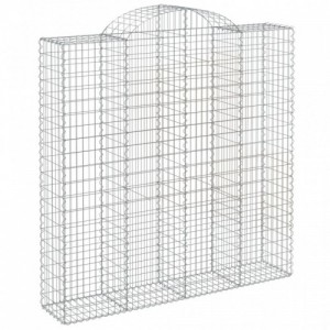 30 db íves horganyzott vas gabion kosár 200x50x200|220 cm