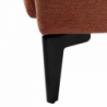 Design fotel, terrakotta|fekete, KAPY