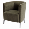 Design fotel, zöld|fekete, KAPY