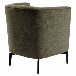 Design fotel, zöld|fekete, KAPY