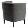 Design fotel, szürke|fekete, KAPY