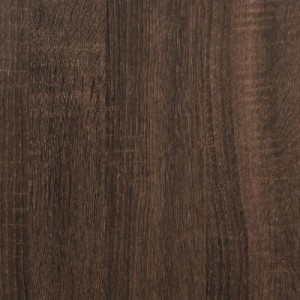 2 részes barna tölgy színű szerelt fa fürdőszobai bútorszett