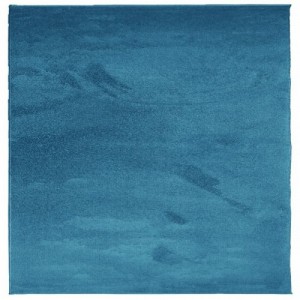 OVIEDO türkiz rövid szálú szőnyeg 240 x 240 cm