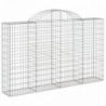 20 db íves horganyzott vas gabion kosár 200x30x120|140 cm