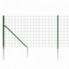 Zöld dróthálós kerítés cövekekkel 1x25 m