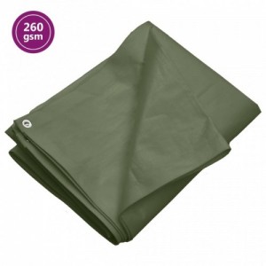 Zöld HDPE takaróponyva 260 g|m² 6 x 12 m