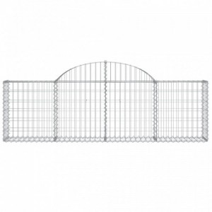 25 db íves horganyzott vas gabion kosár 200x30x60|80 cm