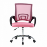 Irodai szék, rózsaszín|fekete, DEX 4 NEW