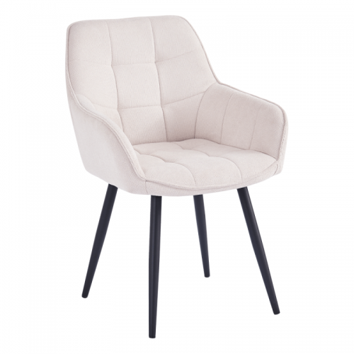 Design fotel, bézs|fekete, MARKEN