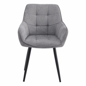 Design fotel, szürke|fekete, MARKEN