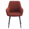 Design fotel, barna|fekete, OSKOR