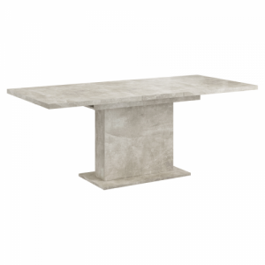 Kihúzható étkezőasztal, beton, 160-200x90 cm, BOBA