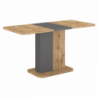 Kihúzható étkezőasztal, wotan tölgy|antracit, 110-145x68,6 cm, NETOX
