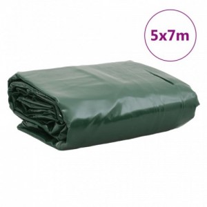 Zöld ponyva 5 x 7 m 650 g|m²