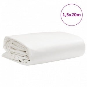 Fehér ponyva 1,5 x 20 m 650 g|m²