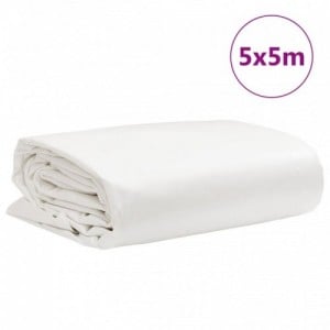 Fehér ponyva 5 x 5 m 650 g|m²