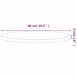 Tömör bükkfa kerek asztallap Ø90 x 4 cm