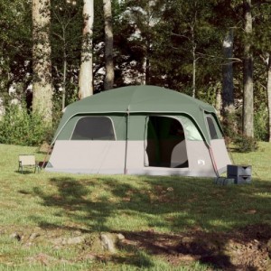 10 személyes zöld vízálló családi sátor
