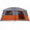 10 személyes szürke és narancssárga vízálló családi sátor