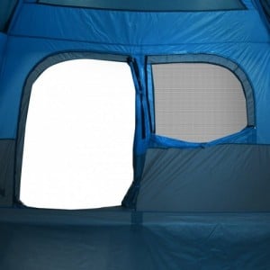 6 személyes kék vízálló családi sátor
