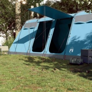 10 személyes kék vízálló alagút alakú családi sátor