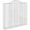 8 db íves horganyzott vas gabion kosár 200x30x180|200 cm