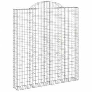 11 db íves horganyzott vas gabion kosár 200x30x220|240 cm