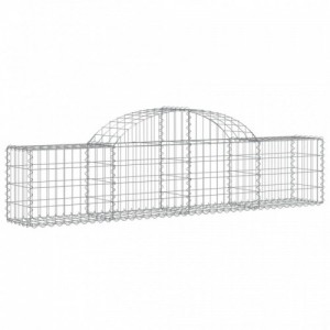 50 db íves horganyzott vas gabion kosár 200x30x40|60 cm