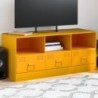Mustársárga acél TV-szekrény 99 x 39 x 44 cm