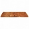 Tömör akácfa téglalap alakú asztallap 90x80x2,5 cm