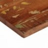 Tömör újrahasznosított fa téglalap alakú asztallap 160x40x3,8cm