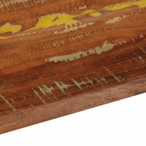 Tömör újrahasznosított fa téglalap alakú asztallap 180x40x3,8cm