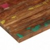Tömör újrahasznosított fa téglalap alakú asztallap 160x50x3,8cm