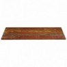 Tömör újrahasznosított fa téglalap alakú asztallap 140x60x3,8cm