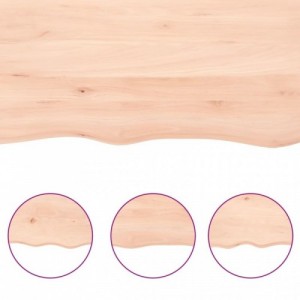 Kezeletlen tömör tölgyfa asztallap 180x60x(2-4) cm