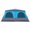 8 személyes kék kupola alakú felugró családi sátor