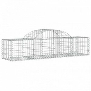 40 db íves horganyzott vas gabion kosár 200x50x40|60 cm