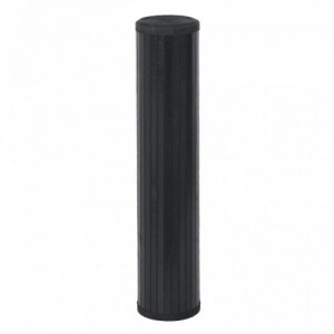 Négyszögletű fekete bambusz szőnyeg 100 x 1000 cm