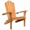 Tömör tíkfa kerti adirondack szék 77 x 78 x 95 cm