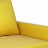 3 személyes sárga bársony kanapé 180 cm