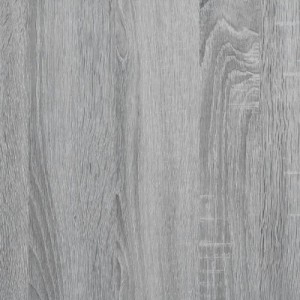 Szürke sonoma színű szerelt fa konyhaszekrény 95 x 50 x 180 cm