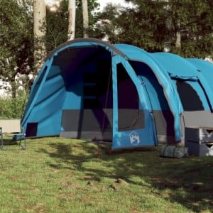 8 személyes kék vízálló alagút alakú családi sátor